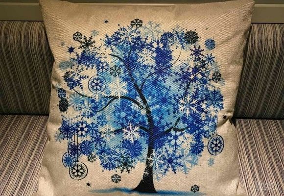 Jastuci za jogu 1 Drvo života Plavo