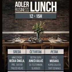 Adler business lunch