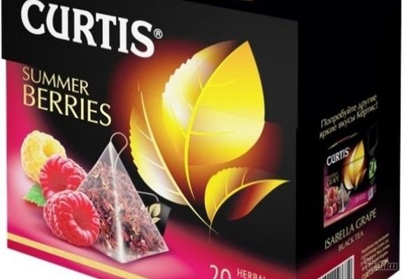 CURTIS Biljni čaj sa komadićima voća i aromom maline - Summer Berries
