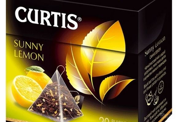CURTIS Crni čaj sa limunom, pomorandžom i laticama cveća - Sunny Lemon