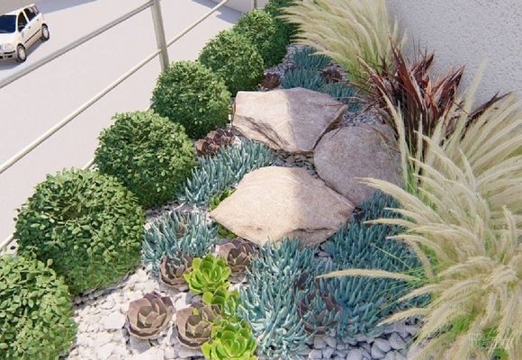 3D model zeleni krov - terasa