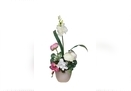 Veštačko cveće - cvetni aranžman u keramičkoj posudi