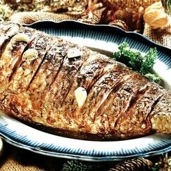 Pečenje ribe - šaran zapečen - Ribarnica Omega 3