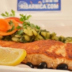 Pečenje ribe - dimljeni filet lososa - Ribarnica.com