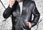 Muška kožna jakna - Bond - crna - La Force Leather