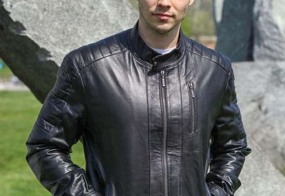 Muška kožna jakna - Boris -crna - La Force Leather