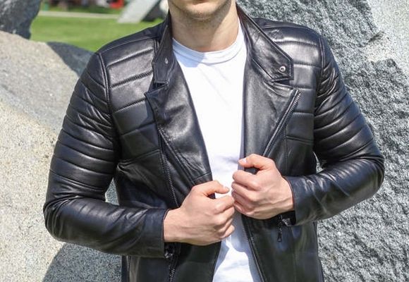 Muška kožna jakna - Victor - crna - La Force Leather