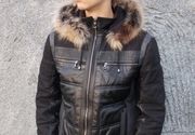 Muška kožna jakna - Bronson - crna - La Force Leather