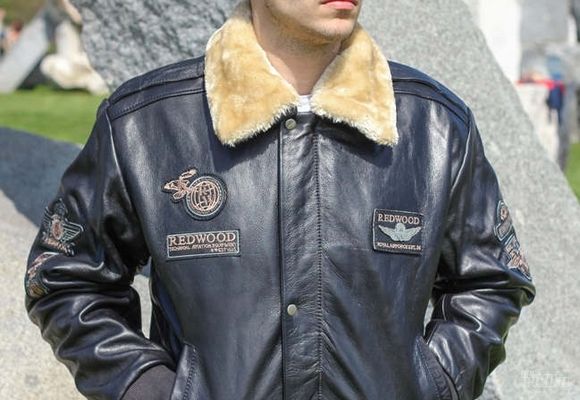 Muška kožna jakna - Redwood - La Force Leather