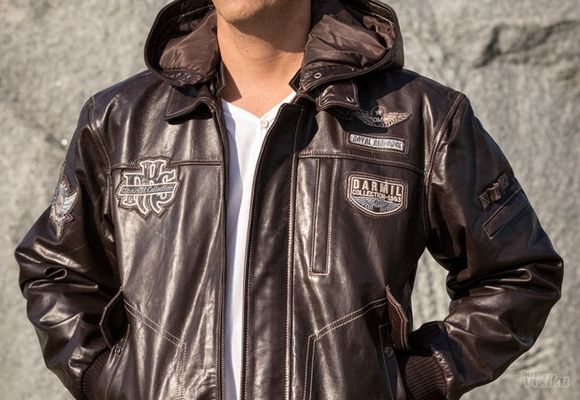 Muška kožna jakna - Dallas - La Force Leather