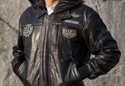 Muška kožna jakna - Dallas - crna - La Force Leather