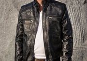 Muška kožna jakna - Springfield - La Force Leather