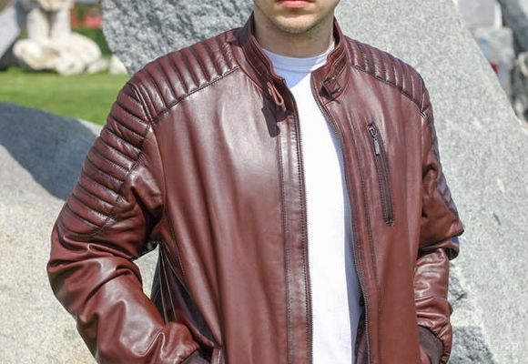 Muška kožna jakna - Becker - La Force Leather