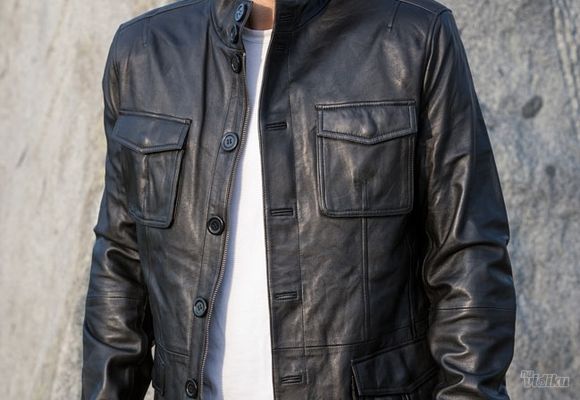Duže muške kožne jakne - Hugo - La Force Leather