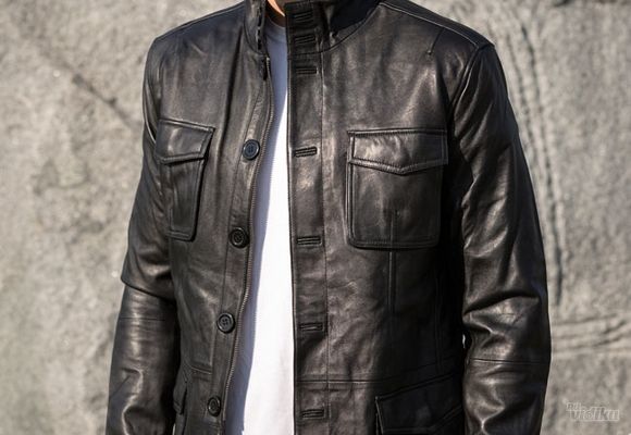 Duže muške kožne jakne - Hugo - La Force Leather