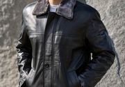 Duže muške kožne jakne - Luciano - crna - La Force Leather