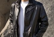 Duže muške kožne jakne - Brando - La Force Leather