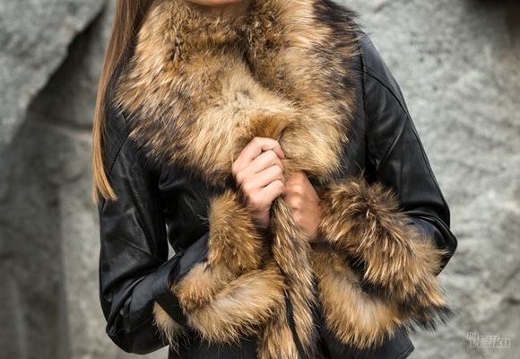 Ženske kožne jakne sa krznom - Pamela - La Force Leather