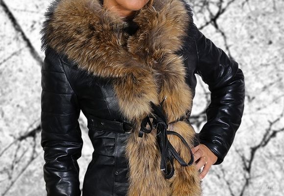 Ženske kožne jakne sa krznom - Frida - La Force Leather