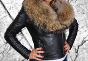 Ženske kožne jakne sa krznom - Paola - La Force Leather