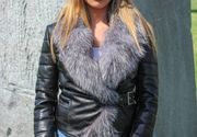 Ženske kožne jakne sa krznom - Vanessa crna - La Force Leather