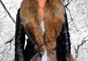 Ženske kožne jakne sa krznom - Vanessa - crna 2 - La Force Leather