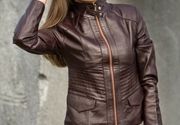Ženske kratke kožne jakne - Julia - La Force Leather