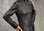 Ženske kratke kožne jakne - Donna crna - La Force Leather