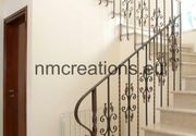 Stepenice od kovanog gvožđa - primer 5 - Kovano gvožđe NMC