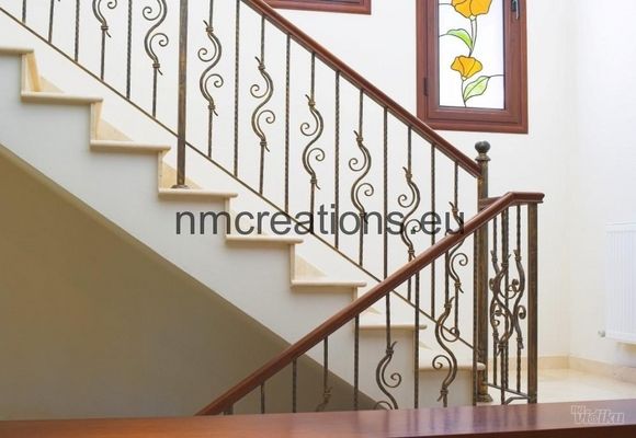 Stepenice od kovanog gvožđa - primer 13 - Kovano gvožđe NMC