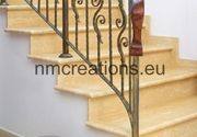 Stepenice od kovanog gvožđa - primer 15 - Kovano gvožđe NMC