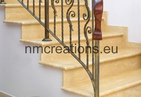 Stepenice od kovanog gvožđa - primer 15 - Kovano gvožđe NMC