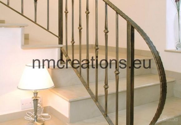 Stepenice od kovanog gvožđa - primer 25 - Kovano gvožđe NMC