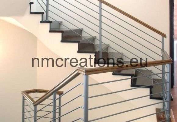 Stepenice od kovanog gvožđa - primer 29 - Kovano gvožđe NMC