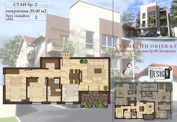 Idejni projekat za stambenu zgradu 04 stan 2 - Design N2