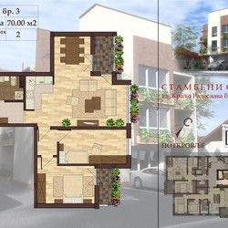 Idejni projekat za stambenu zgradu 11 stan 9 - Design N2