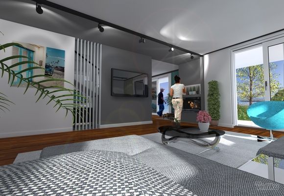 Idejni projekat stambenog objekta unutrašnji prikaz 10 - Design N2