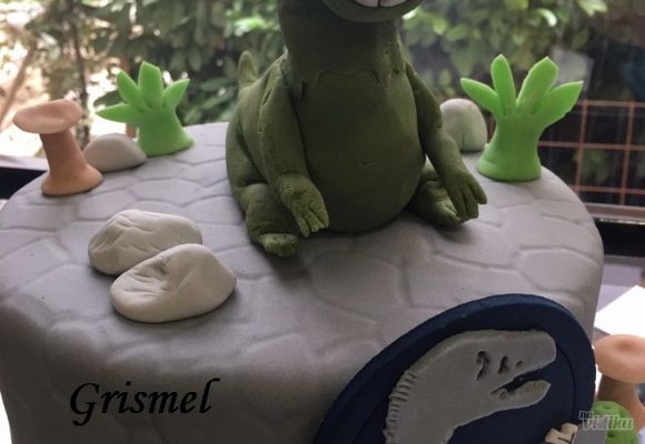 Dečije torte - torta dinosaurus - Grismel - proizvodnja torti, kolača i peciva