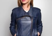 Ženske kožne jakne - plava jakna - Kožne jakne Kodžić