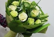 Buket cveća - bele ruže - Cvećara Flowers Silver Pack
