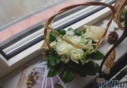 Buket ruža - bele ruže - Cvećara cvetna Čarolija No1
