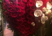 101 ruža - ruža srce sa penelopsis orhidejama - Cvećara Quince Flower