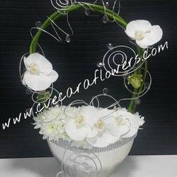 Cvetni aranžmani - aranžman u srebrnoj posudi - Cvećara Flowers Silver Pack