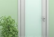 Sobna vrata - bela vrata sa jednim otvorom za staklo - T&P doors - Svet vrata