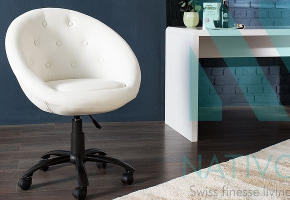 Fotelje - dizajnerska fotelja Style roll white - Nativo nameštaj