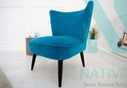 Fotelje - dizajnerska fotelja Recent blue - Nativo nameštaj