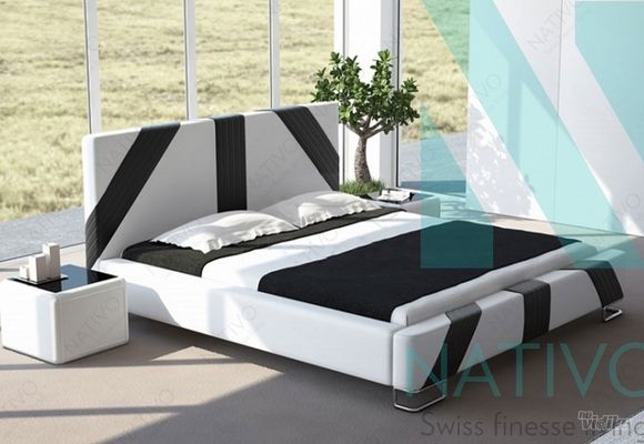 Kreveti - dizajnerski bračni krevet Reno - Nativo nameštaj