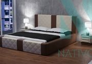 Kreveti - dizajnerski bračni krevet Jean - Nativo nameštaj