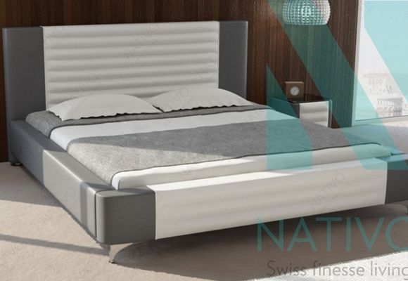 Kreveti - dizajnerski bračni krevet Andre - Nativo nameštaj