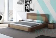 Kreveti - dizajnerski bračni krevet Leonardo - Nativo nameštaj